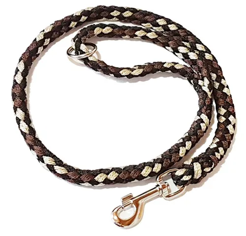 Activity4Dogs Hundeleine große Hunde bis 60 kg, mehrfarbig geflochten, 1,2 m lang, mit Schlaufe, ohne Naht, Qualität aus Deutschland
