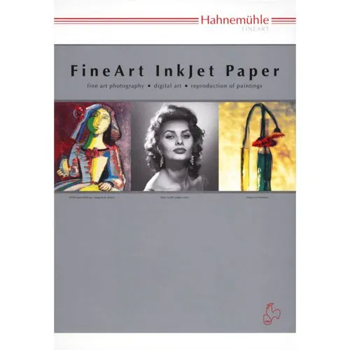 Hahnemühle Inkjet-Papier Photo Rag FineArt A4, 188 g/m² - Druckerpapiere, 100%-Baumwoll-Künstlerpapier für hochwertige FineArt Drucke mit hoher Kontraste und ausgezeichneter Detailschärfe.