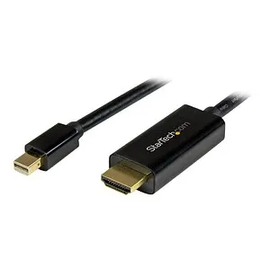 StarTech.com 2m Mini-DisplayPort auf HDMI-Kabel - 4K Ultra HD Unterstützung - HiFi-Kabel für eine zuverlässige Verbindung mit 4K UHD Unterstützung bei 30 Hz, ideal für MacBooks und Surface Pro, sorgt für ein klares Bild ohne Kabelgewirr.