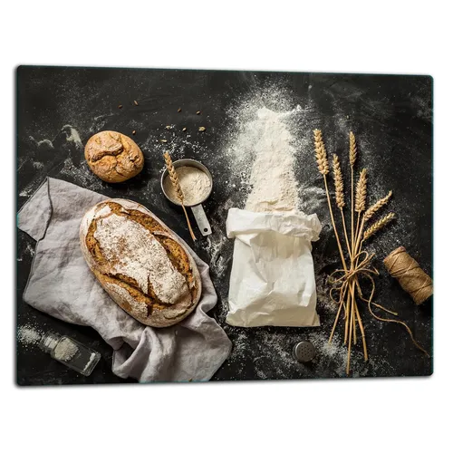 Glasschild Schneidebrett 52x40 cm – Modern & Praktisch