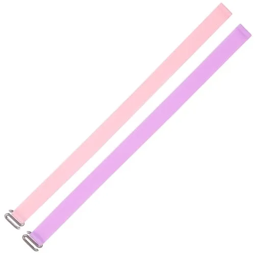 PEARL 2er-Set Universal-Finger-Handyhalterung, Silikon, pink + lila, 230 mm