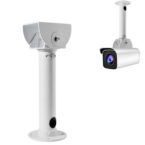 PCAORLEORS Überwachungs-Überwachungskamera Mount Halterung, justierbare Universal Kamera Wandhalterung für CCTV-Überwachungskameras/IP-Kameras/Dome-Kamera mit T-Form-Halterung