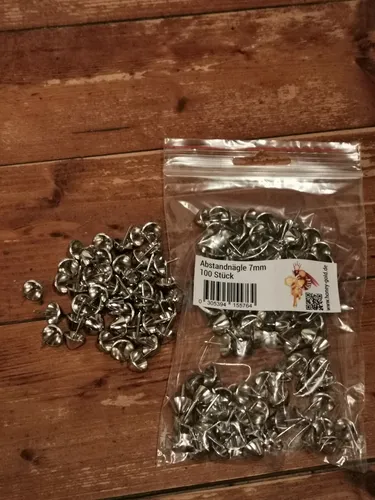 byander Abstandhalter Rähmchen 7mm Pilzkopfnägel 100 Stück Seitenabstandstifte