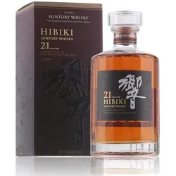 Hibiki 21 Years Whisky - Exklusive Geschenkbox - Premium Whisky, 43% Vol. und 21 Jahre gereift, ideal als edles Geschenk für Whisky-Liebhaber.