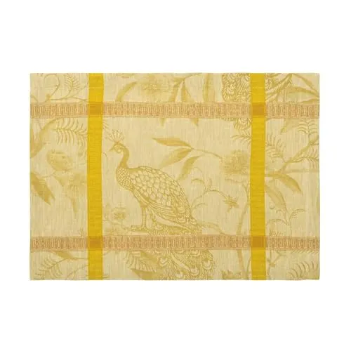 Le Jacquard Français Tischsets (2X Set) À L'Orangerie Mimosa 36x50 cm Leinen