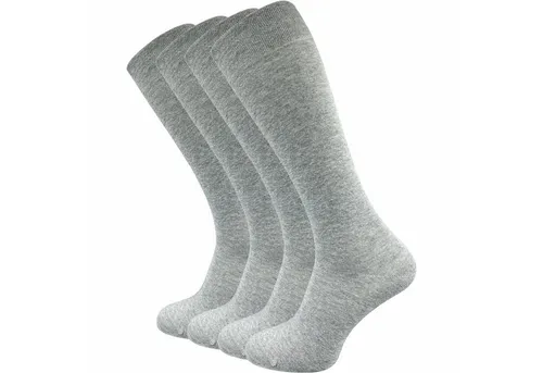 GAWILO Kniestrümpfe für Damen & Herren aus hochwertiger Baumwolle mit Komfortbund (4 Paar) Extra weicher Komfortbund, der nicht verrutscht ohne einzuschneiden