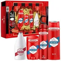 Old Spice Whitewater Geschenkeset 4-teilig - Edles 4-teiliges Geschenkeset für die Körperpflege. Ideal für Männer, die Wert auf Qualität legen und ein frisches Dufterlebnis genießen möchten.