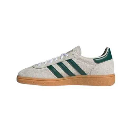 adidas Handball Spezial Damen Sneaker - Alumin Grün, 38 EU - Stylische Damen Sneaker in Alumin Grün, aus hochwertigem Wildleder, ideal für Freizeit und Beruf. Bequem mit Gummi-Laufsohle und 3 cm Absatzhöhe.