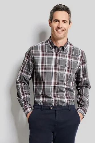 bugatti Langarmhemd mit Karomuster von Bugatti