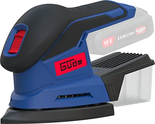 Güde Akku Deltaschleifer DS 18-0 - Akku Deltaschleifer für präzises Schleifen in Ecken und Kanten, kabellos und leistungsstark mit 18 V für maximale Bewegungsfreiheit.