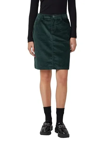 s.Oliver Damen Cord Rock 2170189 in Blue Green, Größe 36 - Stylischer Cord Rock für Damen, ideal für lässige Outfits und den perfekten Tragekomfort.