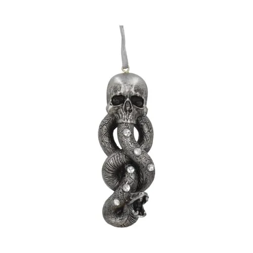 Nemesis Now Harry Potter Dark Mark Voldemort Dekofigur zum Aufhängen, Silber, 9,5 cm
