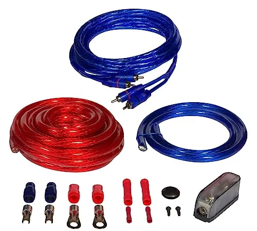 Crunch CRK25 Anschluss-Set 25mm² für Car HiFi - HiFi-Kabel mit 25mm² Querschnitt für optimale Stromversorgung und verbesserte Klangqualität in Ihrem Auto.