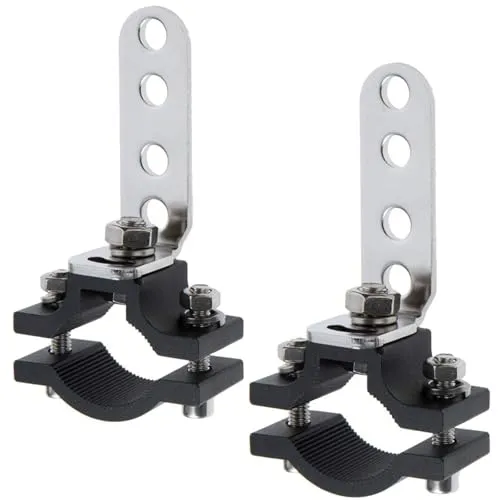 NINGDAKEAI 2 Stück Motorrad-Lichthalterungen, Gabelklemmhalter, Halterungen für Motorrad-Scheinwerfer Verstellbare (22-32mm)
