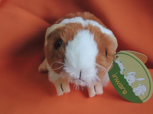 Produktbild 1x  Meerschweinchen Kuscheltier Plüschtier 15 cm braun Tiere Plüsch weich