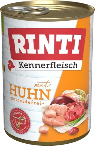 RINTI Kennerfleisch Huhn 24 x 400 g von RINTI