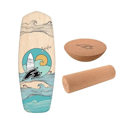 F2 Set Balance Board Tompstone 74x27cm in beige von F2