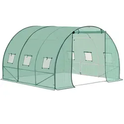 WOLTU Garten-Gewächshaus mit 1 Tür und 6 Fenstern von WOLTU