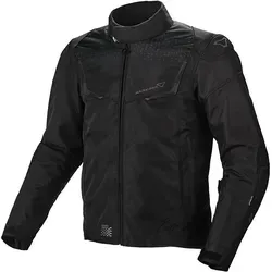 Macna Durago Motorrad Textiljacke 2XL - Motorradjacke in schwarz mit einstellbaren Armen, Taille und Kragen sowie Belüftungseinsätzen für optimalen Tragekomfort und Sicherheit.