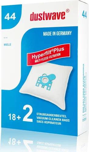 Sparpack - 20 Staubsaugerbeutel passend für Miele - Complete C3 PowerLine Bodenstaubsauger von dustwave® Markenstaubbeutel - Germany + inkl. Microfilter