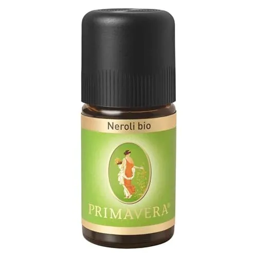 Primavera Neroli bio ägyptisch 5ml - Ätherisches Öl für Aromatherapie, stimmungshebend und beruhigend, ideal bei Angst und Anspannung – ein wertvoller Begleiter für Körper und Geist.
