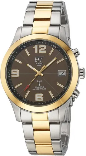 ETT EGS-11484-22M Solar Drive Funkuhr Gobi - Hochwertige Herrenarmbanduhr mit Solar-Antrieb, 10ATM wasserdicht und klassischem Design. Ideal für jeden Anlass und umweltfreundlich.