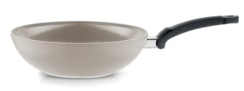 Fissler Wok Ceratal® 3,7 l - Pfanne aus Aluminium mit ceratal Beschichtung für eine optimale Antihaftwirkung, ideal für gesundes Kochen, Made in Germany, passend für alle Herdarten.