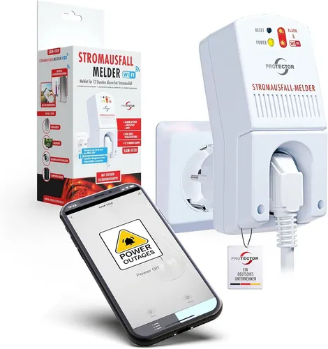 Protector Stromausfallmelder SAM-1010, 85 dB Alarm, WLAN