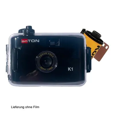 Anton K1, Kleinbildkamera mit Unterwassergehäuse schwarz