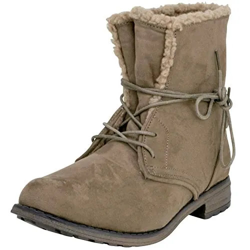 Fitters Footwear 2.252311W taupe mf Schnürboots - Wanderschuhe in taupe, ideal für urbanen Stil und Komfort. Hergestellt aus hochwertigem Textil mit PU-Sohle, bieten sie perfekte Passform in normaler Weite (F-Weite) für jeden Schritt.