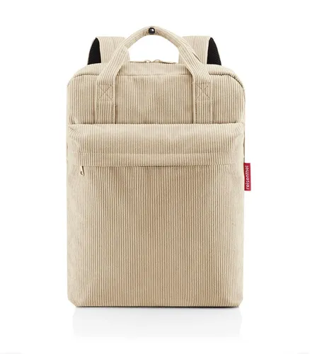 reisenthel allday backpack M Cord Sand in beige von reisenthel