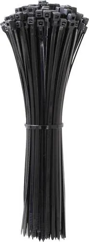 Quadrios 24CA356 24CA356 Kabelbinder 300mm 2.6mm Schwarz UV-stabilisiert 100St.