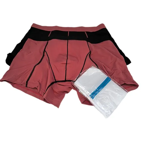 Carer 2er Pack Herren Inkontinenz Boxershorts 80 ml für leichte Inkontinenz Ausl
