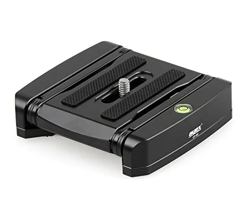 ayex Tilt-Plate Flexibler Kameraneiger Stativkopf vielseitiger Neiger aus hochwertiger Aluminiumlegierung VP-90