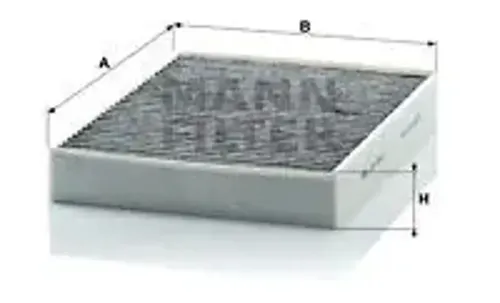 Produktbild Mann-Filter Filter, Innenraumluft CUK 2847