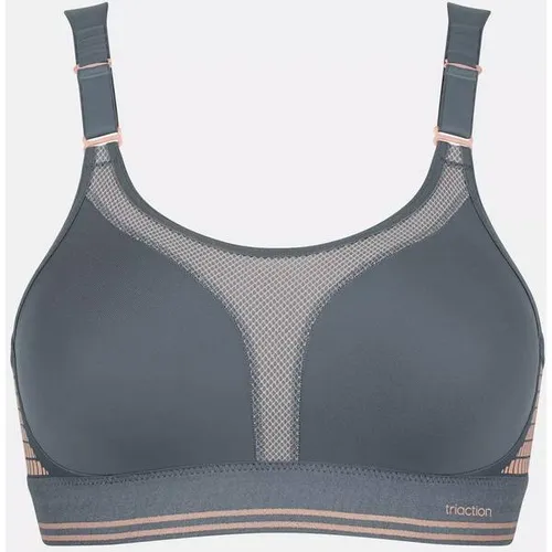 Triumph Triaction Extreme Lite N BH Grau D 70 Damen - Funktionsunterwäsche: Leichter Sport-BH mit exzellenter Unterstützung, ideal für intensives Training und Yoga. Verstellbare Träger und atmungsaktive Mesh-Einsätze sorgen für Komfort und optimale Bewegungsfreiheit.