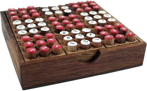 Brettspiel, Gesellschaftsspiel aus Holz - Sodoku - 3*14*14 cm