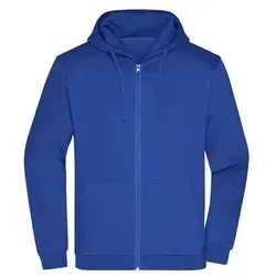 Herren Basic Kapuzen-Sweatjacke JN756