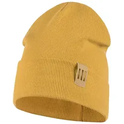 Smarilla Jerseymütze Jungen Mütze Beanie Übergangsmütze gerippt breiter Bund gelb 50/52