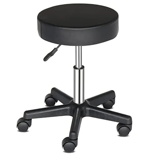 TactFire höhenverstellbarer Rollhocker 360° drehbar 46–61cm für Massage Spa
