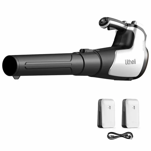 Litheli Akku-Laubbläser U20 2x20V mit 2 Akkus 4.0Ah