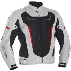 Richa Airstrike 2 Motorrad Textiljacke, schwarz-grau, Größe S für Männer