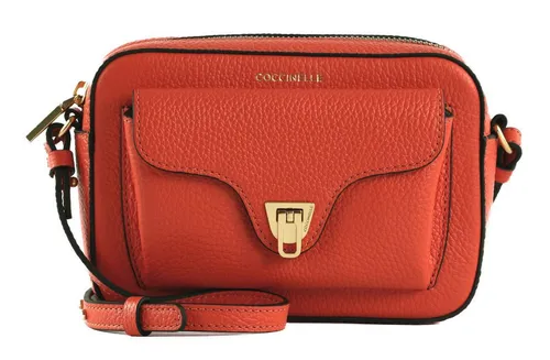 COCCINELLE Beat Soft Umhängetasche aus Rindsleder - Elegante COCCINELLE Beat Soft Umhängetasche aus echtem Rindsleder. Mit verstellbarem Schulterriemen und praktischem Hauptfach für Ihre Wertsachen. Ideal für stilvolle Alltagslooks.