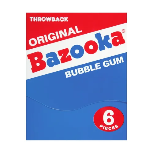 Bazooka Original Bubble Gum in pink von Bazooka