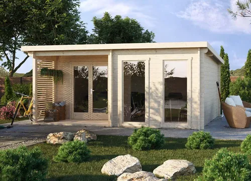 Fjordholz Gartenhaus Modell Alba 44