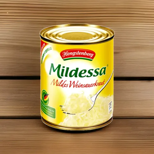 Hengstenberg Mildessa Wein Sauerkraut in der Dose vegan 810g