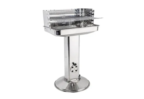 Rungassi Holzkohlegrill XXL Säulengrill aus Edelstahl von Rungassi