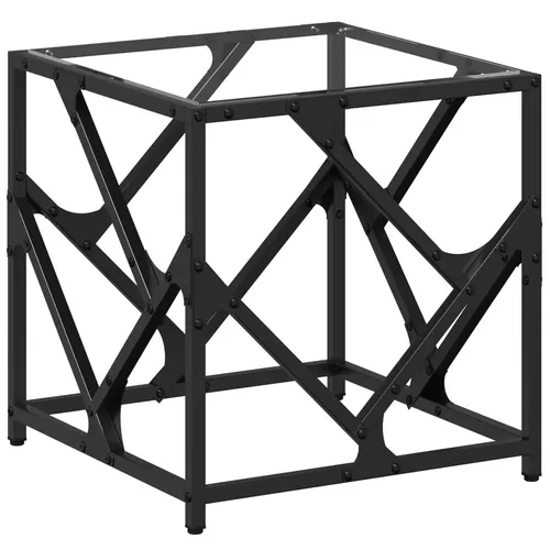 furnicato Moderner Couchtisch 40 x 40 x 41 cm aus transparentem Glas