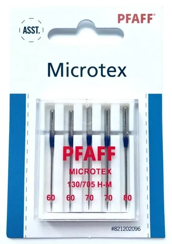 Original Pfaff Nähmaschinen Nadeln Microtex 130/705 H-M Stärke 60-80 für Pfaff..