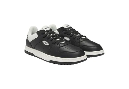 HUGO Herren Sneaker mehrfarbig aus Kunstleder, Größe 45 - Herren-Sneaker mit puristischem Design und dezenten Logodetails, ideal für einen modernen Look.
